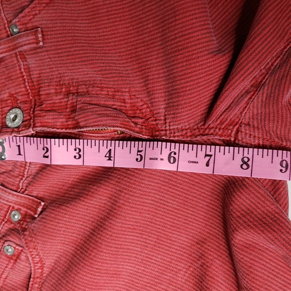 AG Adriano Goldschmied Stilt Roll-Up Cigarette Roll-up Pin Stripe Pants Size 27 - Picture 10 of 16